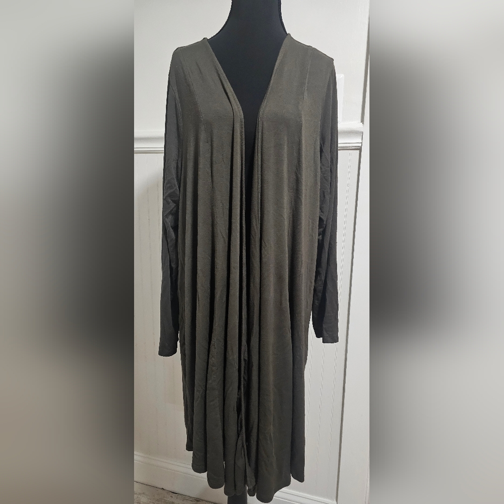 Torrid Olive Green Long Sleeve Cardigan 4X